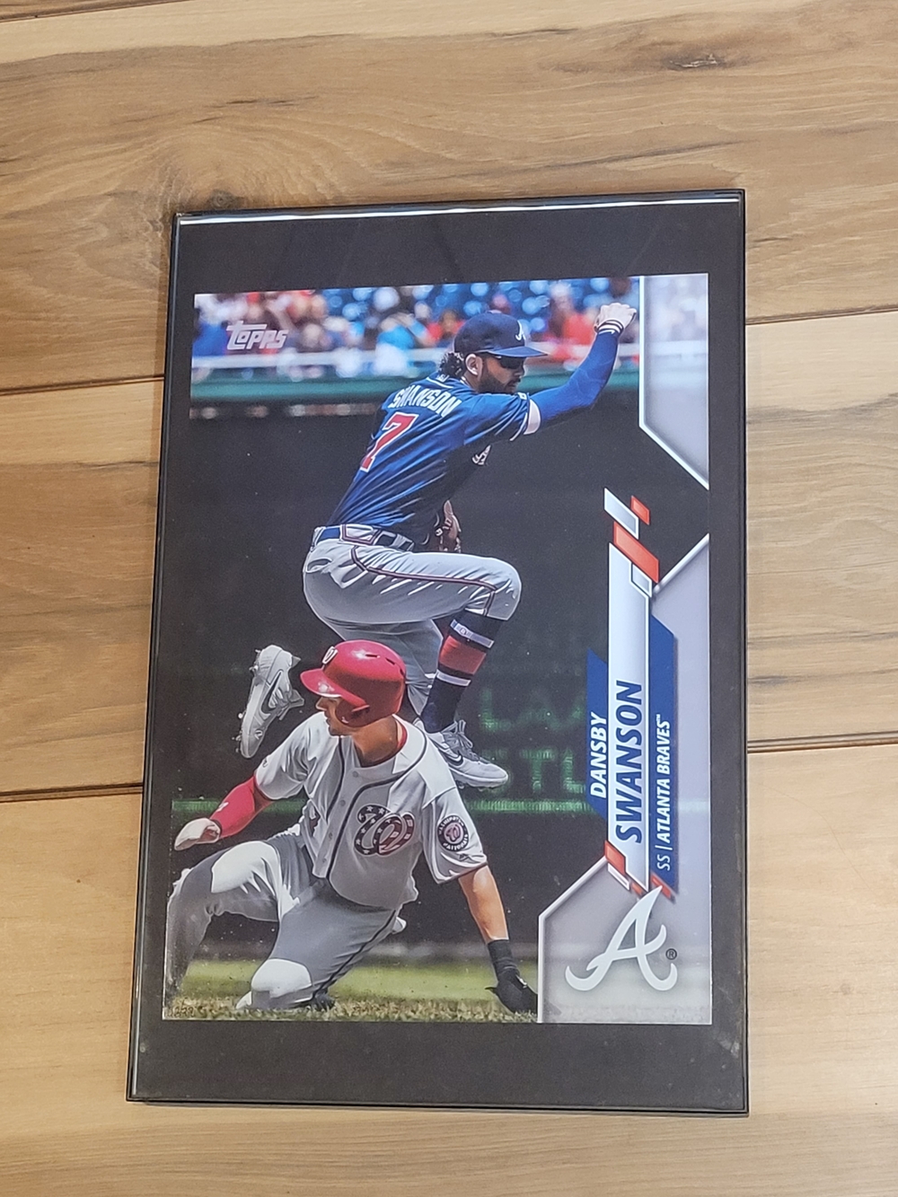 Dansby Swanson Rare Topps Limited Art Print 2/99 Framed Atlanta Braves Decor